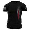 Men's Red Line Flag Graphic Tee