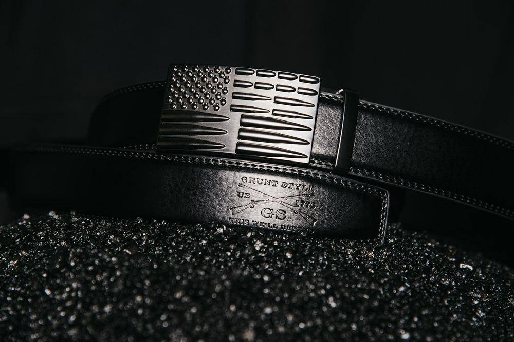 The Leather Belt - Black | Grunt Style 