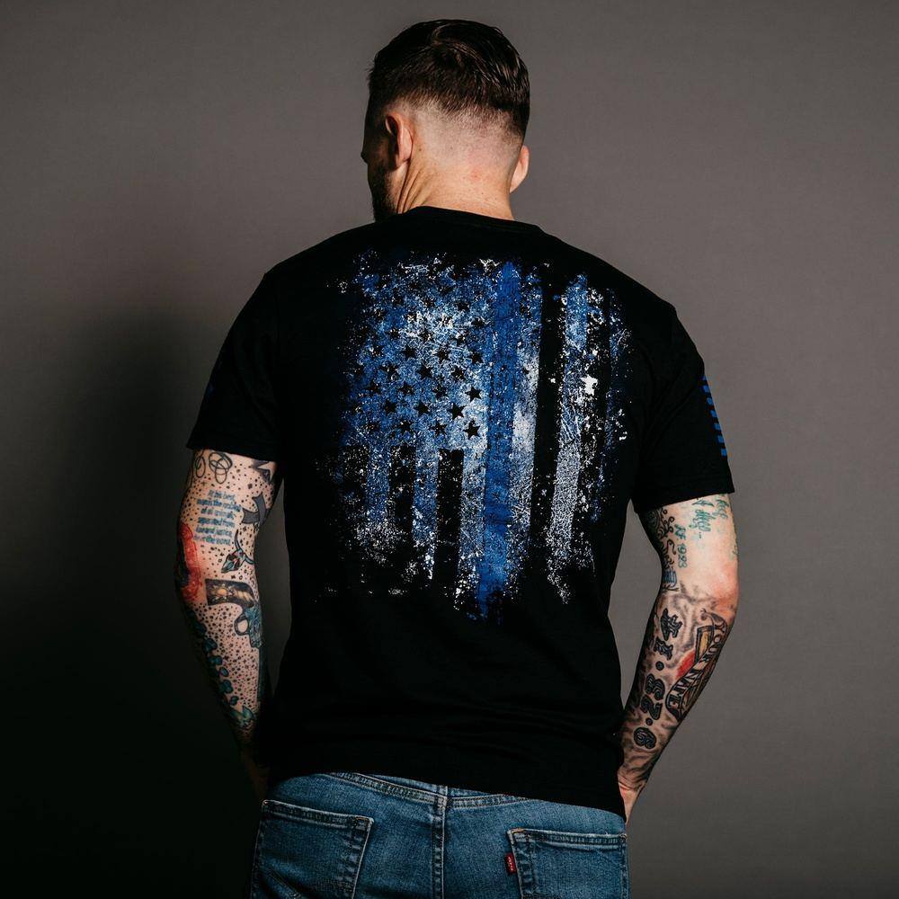 Men's Blue Shield Tee | Grunt Style 