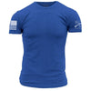 Blue Basic Crew Tee for Men | Grunt Style 