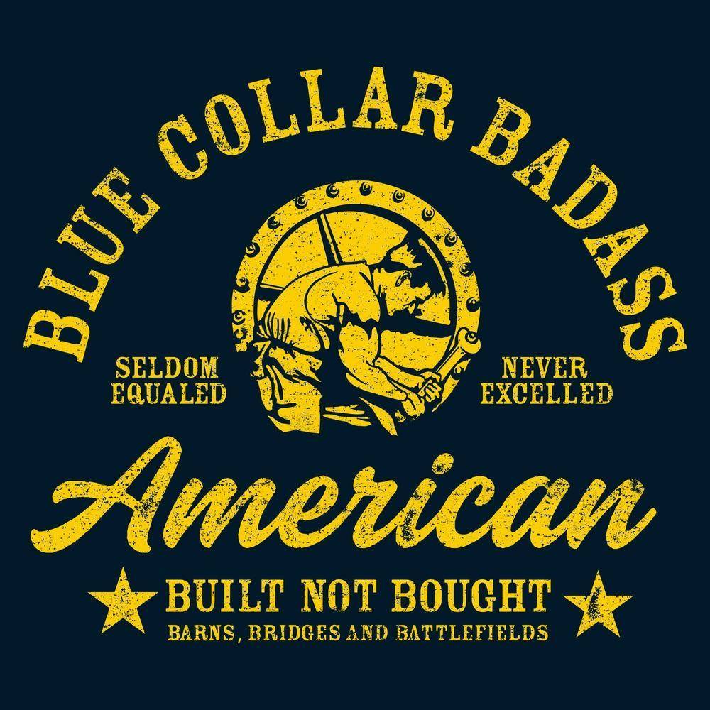 Men's Blue Collar Badass Tee | Grunt Style 