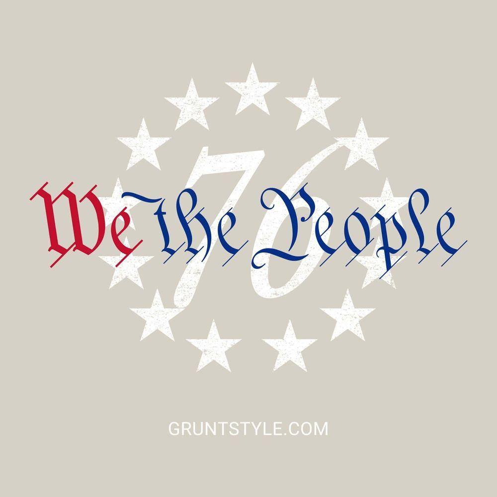 We The People Patriotic Stickers