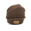 Logo Brown Heather Cuffed Beanie | Grunt Style 