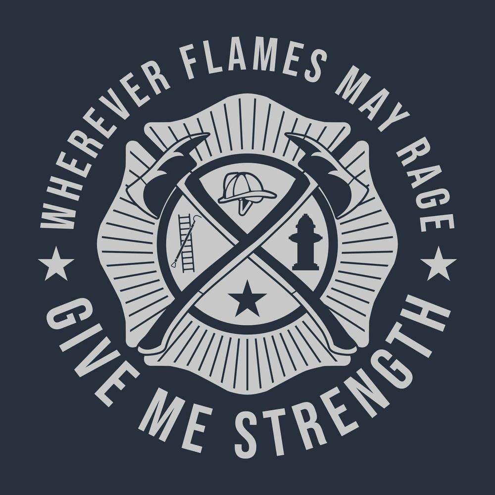 Men's Tee Wherever Flames May Range | Grunt Style 