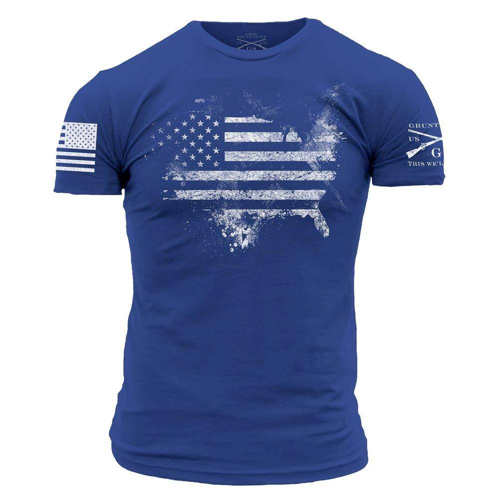 Men's American Acid Graphic Tee | Grunt Style 