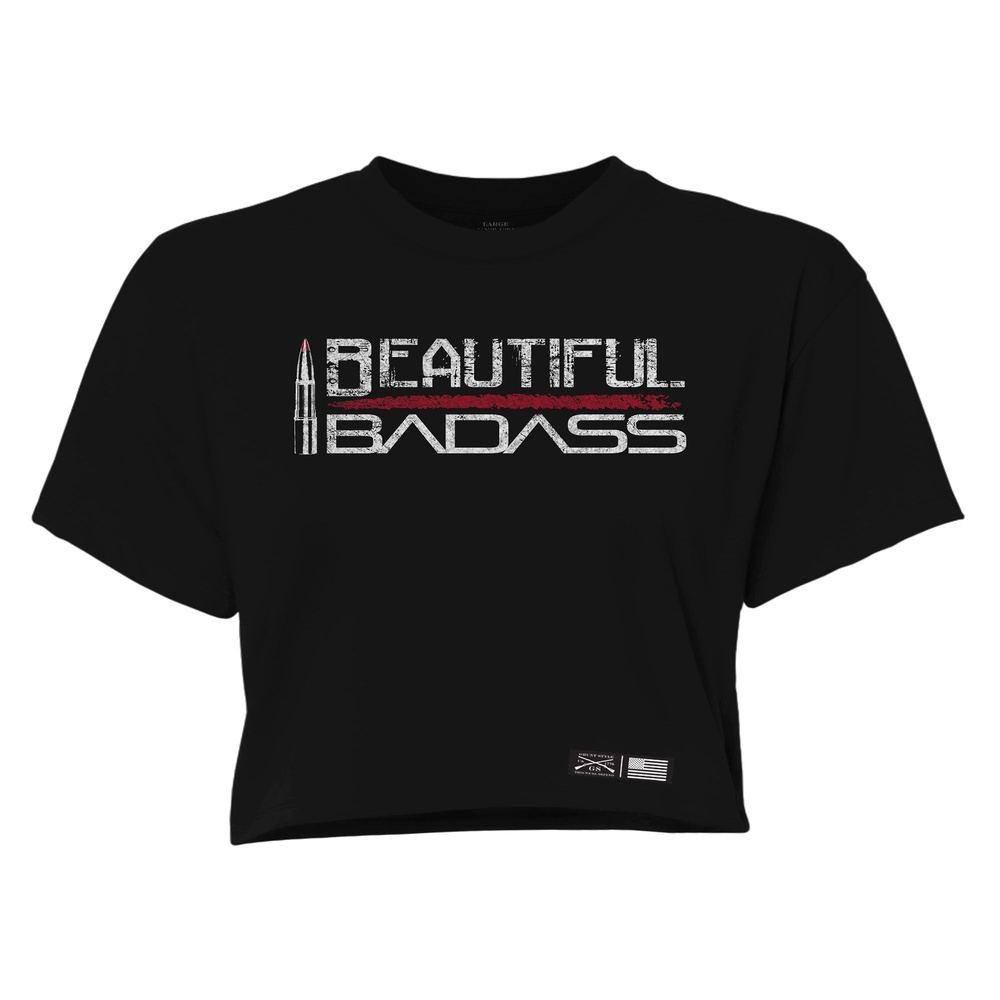 Beautiful Badass Crop Tee | Grunt Style 