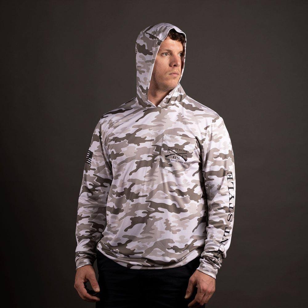 Hooded Fishing Shirts in Camo 