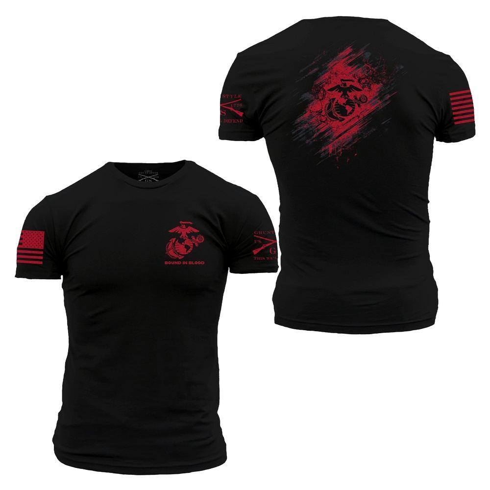 U.S. Marine Corps - Bound in Blood Tee for Men | Grunt Style 