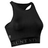 Women's GS Racerback Sports Bra in Black | Grunt Style 