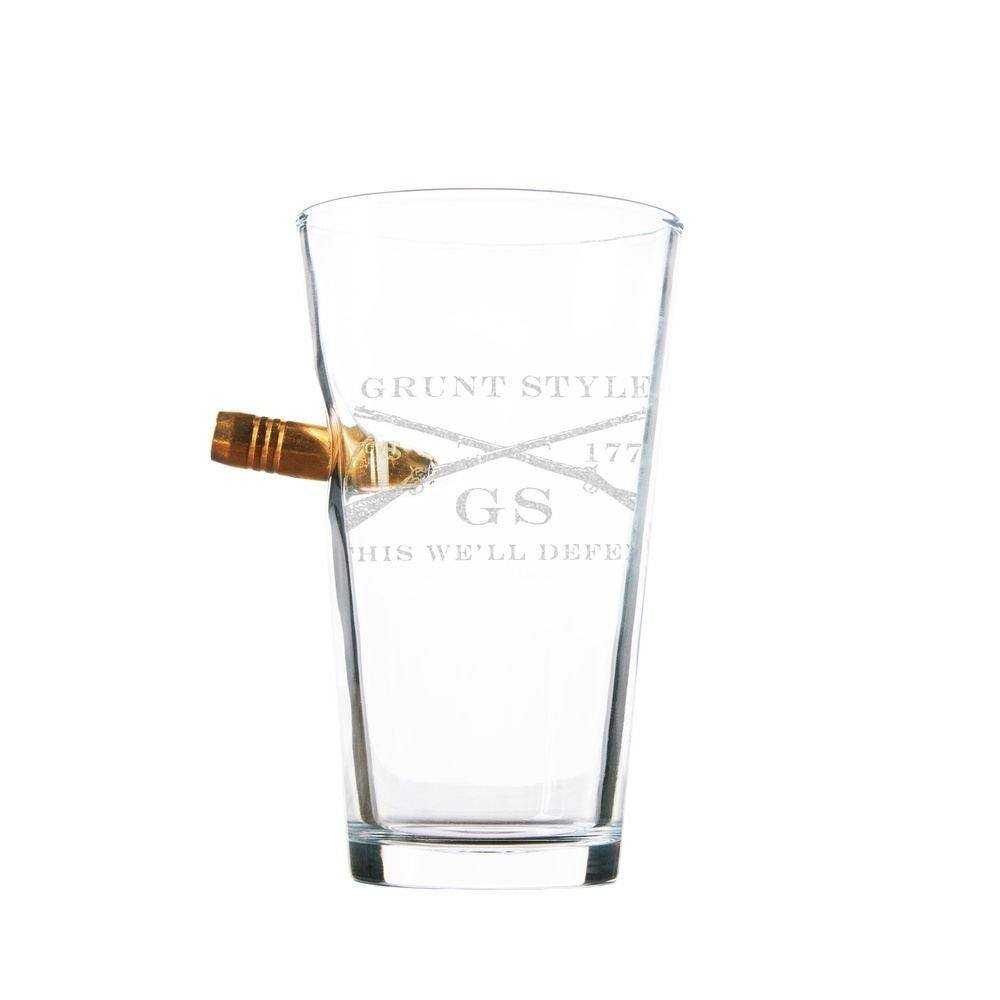 Second Amendment Gifts - Beer Glass with a Bullet 