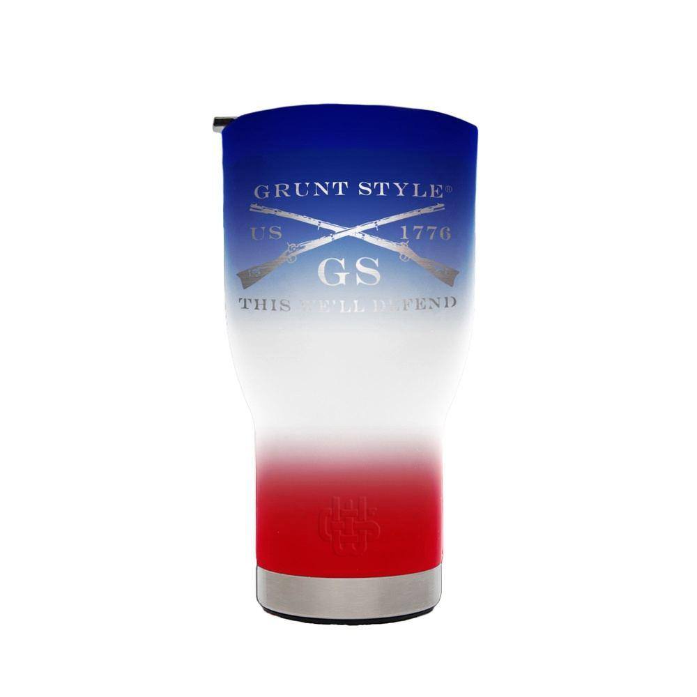 30oz Red, White, and Blue Tumbler with Bottle Opener