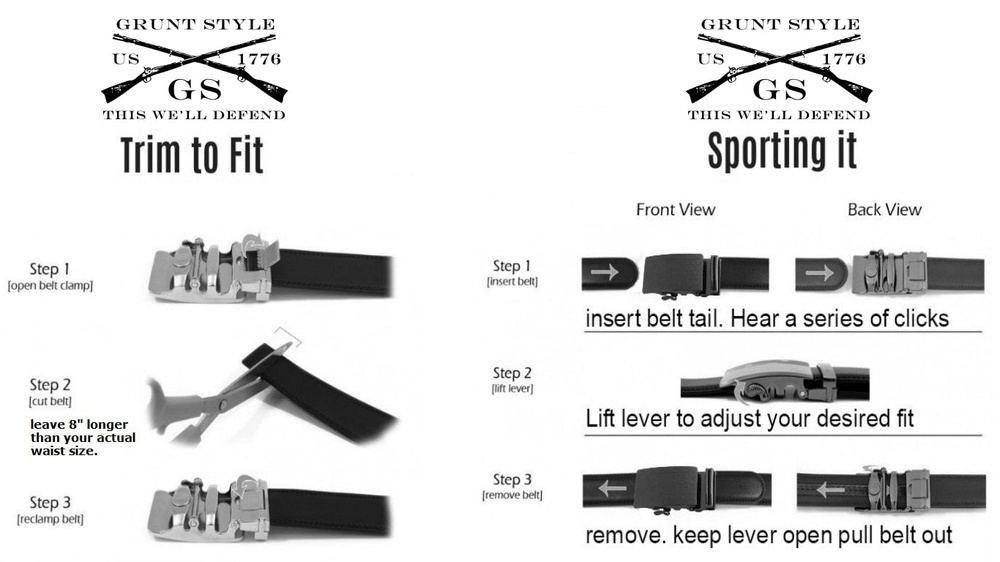 Grunt Style The Leather Belt - Black